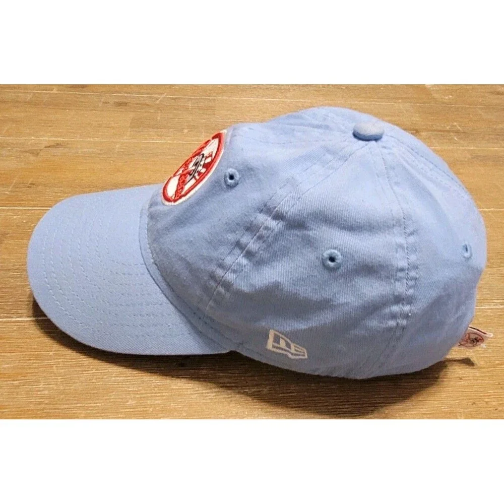New York Yankees Light Blue Youth Hat New Era 9Twenty Cap MLB Baseball Adj Strap